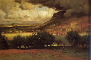 La tempête à venir 1878 Tonalist George Inness Peinture à l'huile